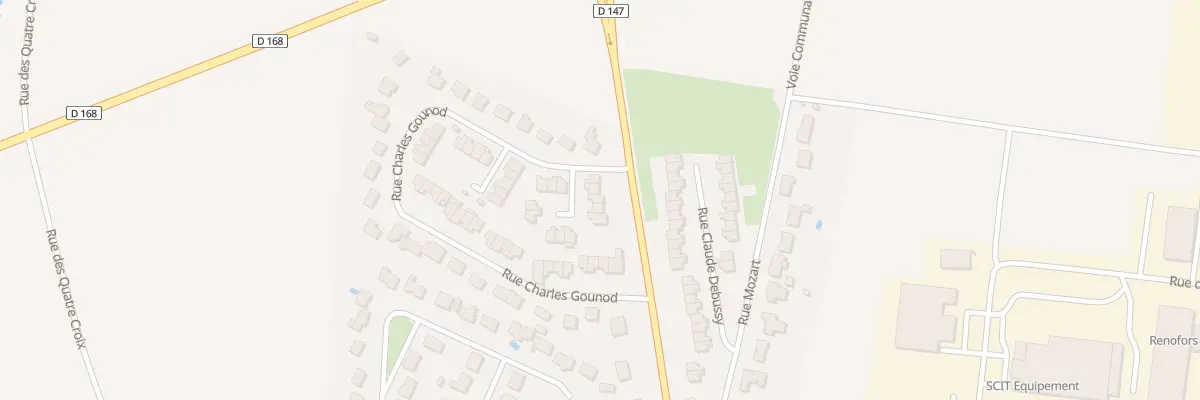 Plan du 88 Rue Charles Gounod à Loudun