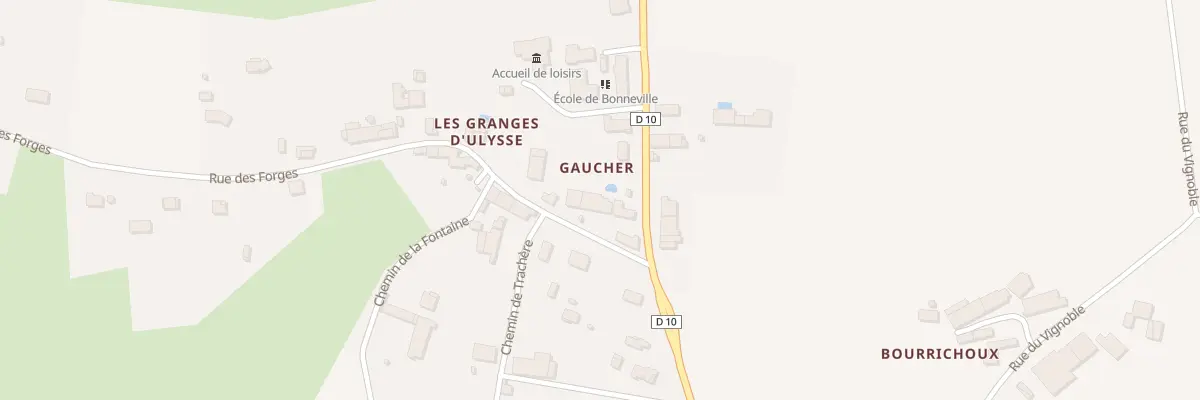 Plan du 63 Gaucher à Bonneville-et-Saint-Avit-de-Fumadières