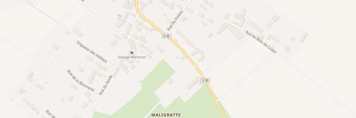 Plan du 8 Rue des Pelouses à Bournand