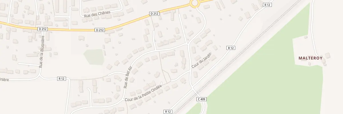 Plan du 2 Rue de Bel Air à Voivres-lès-le-Mans