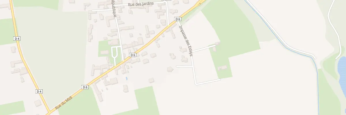 Plan du 6 Imp des Estays à Bagnères-de-Bigorre