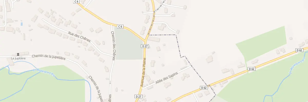 Plan du 5454 Av de la Plaine à Latillé