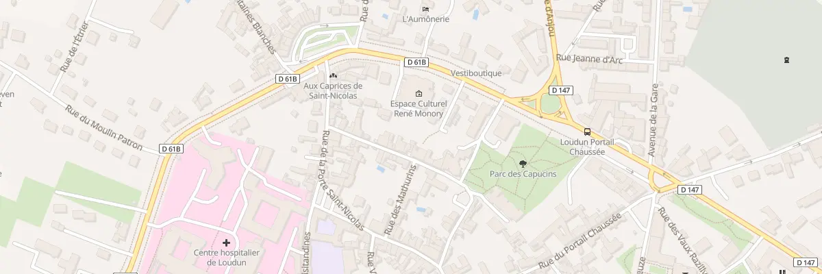 Plan du 26 Rue des Capucins à Loudun