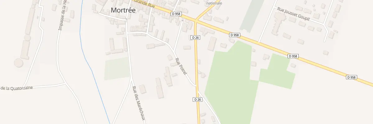 Plan du 3 Rue Potrel à Mortrée
