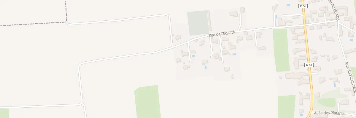 Plan du 21 Rue de l’Egalité à Aurensan