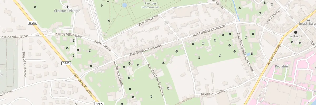Plan du 79 Rue Eugène Lecointre à Alençon