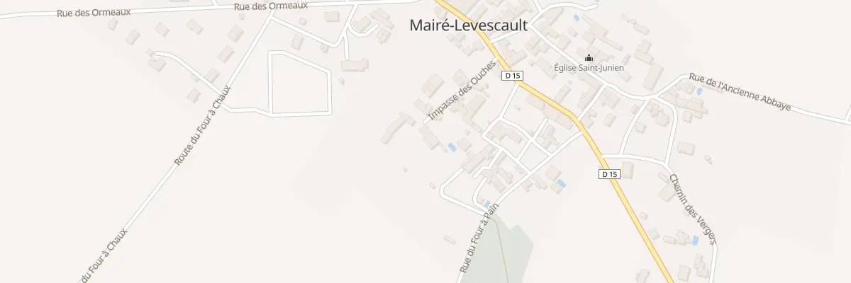 Plan du 5 Imp des Ouches à Mairé-Levescault