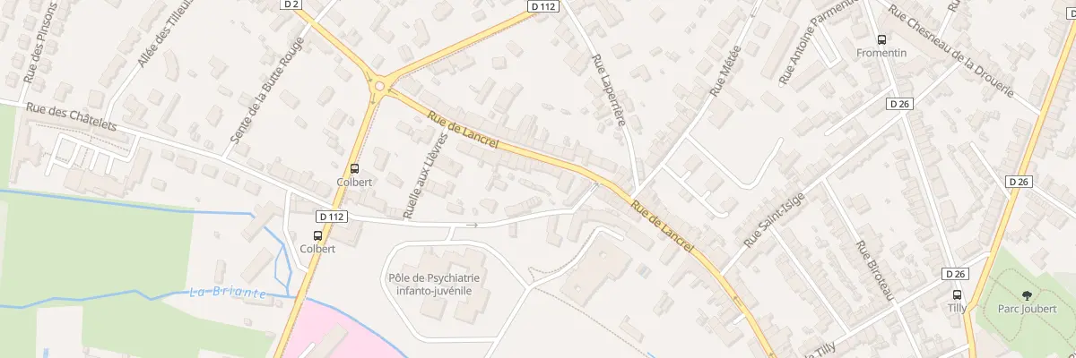 Plan du 119 Rue de Lancrel à Alençon