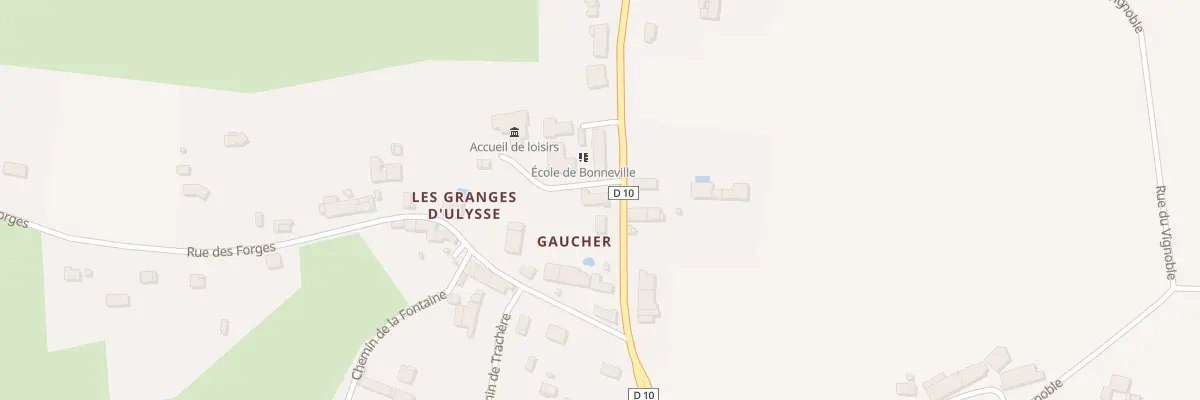 Plan du 2592 Rue de la Republique à Bonneville-et-Saint-Avit-de-Fumadières