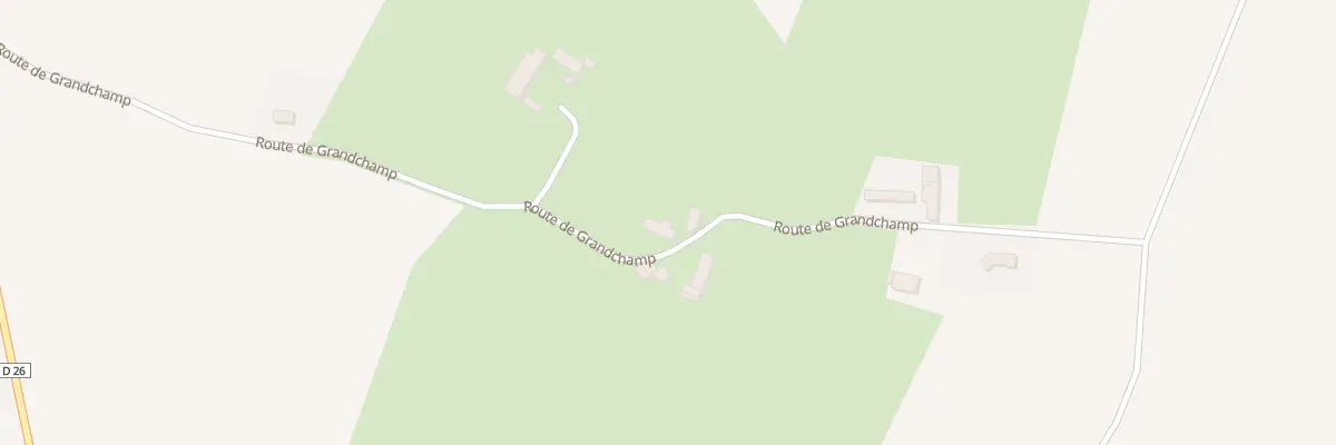 Plan du 8 Rte de Grand Champ à Écouves