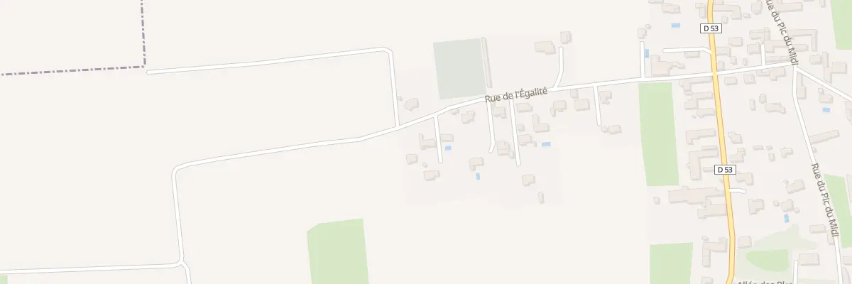 Plan du 61 Rue de l’Egalité à Aurensan