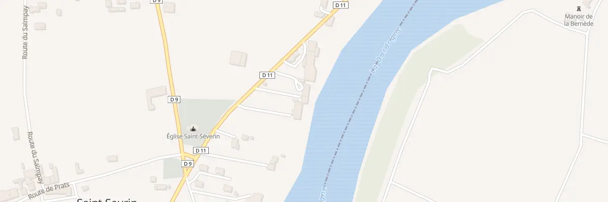 Plan du 16 Rte du Périgord à Saint-Seurin-de-Prats