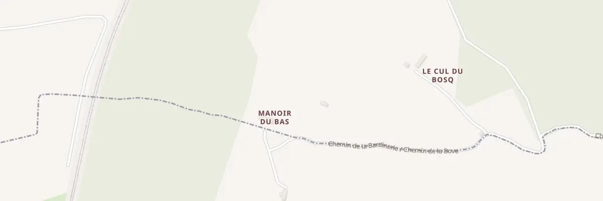 Plan du 30 Che de la Bove à Mézidon Vallée d’Auge