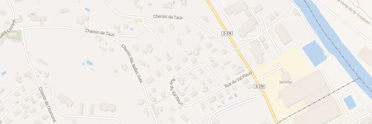 Plan du 37 Rue du Val Fleuri à Deauville