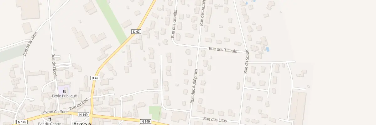 Plan du 9 Rue des Aubépines à Ayron