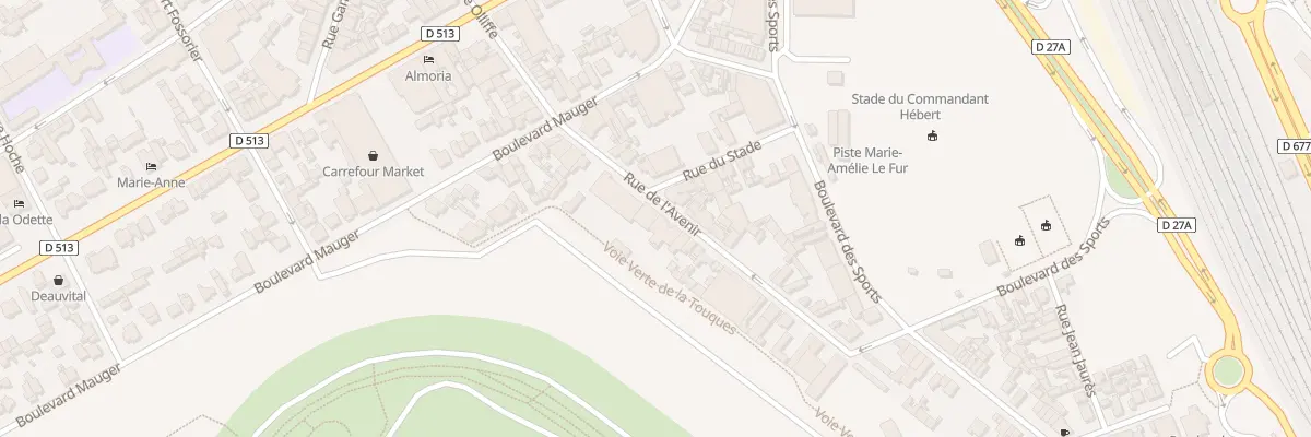 Plan du 30 Rue de l’Avenir à Deauville