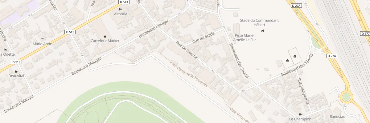 Plan du 32 Rue de l’Avenir à Deauville