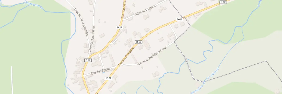 Plan du 10 Av du Poitou à Latillé