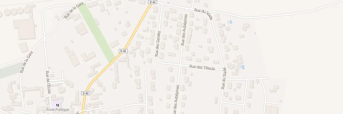 Plan du 1 Rue des Genets à Ayron