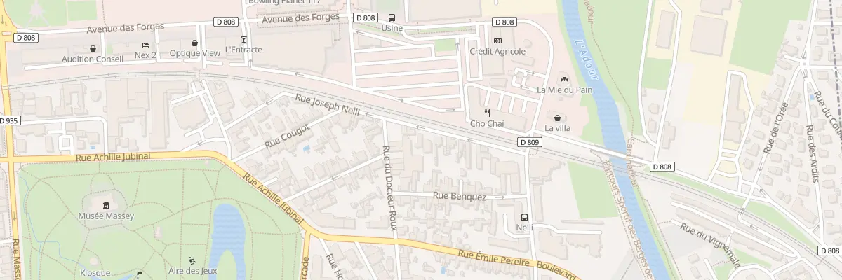 Plan du 24 Rue Joseph Nelli à Tarbes