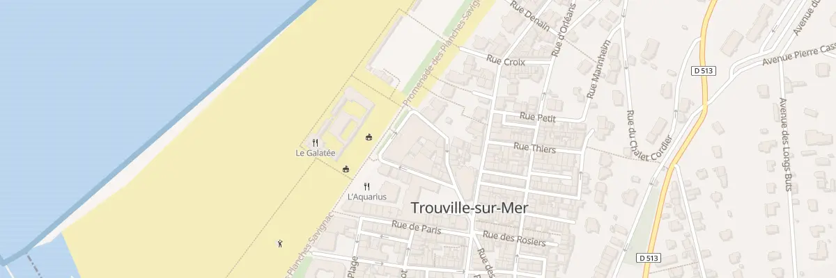 Plan du 9001 Che des Planches à Trouville-sur-Mer