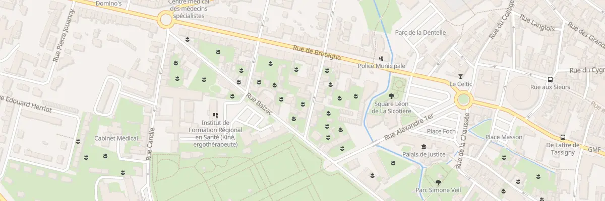 Plan du 9 Rue M de Navarre à Alençon