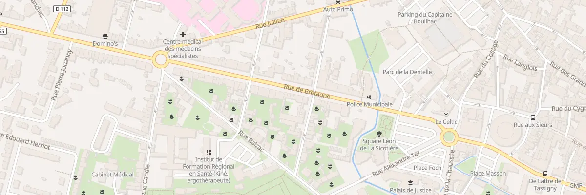 Plan du 23 Rue de Bretagne à Alençon