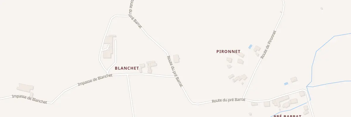 Plan du 12 Pironnet à Massugas