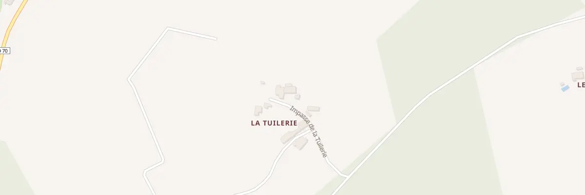 Plan du 168 Imp de la Tuilerie à Courgeac