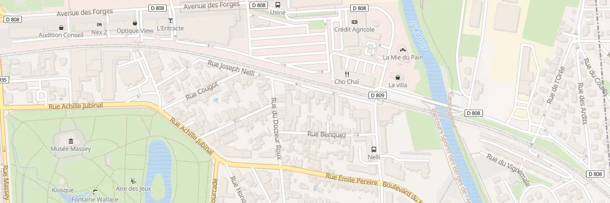 Plan du 24B Rue Joseph Nelli à Tarbes