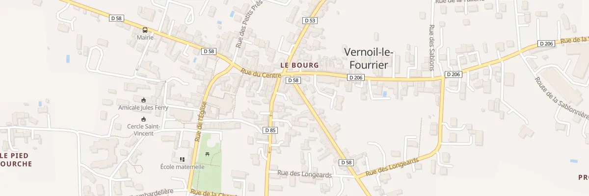 Plan du 4 Rue de la Roche à Vernoil-le-Fourrier