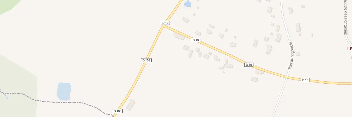 Plan du 87 Au Blois à Bonneville-et-Saint-Avit-de-Fumadières