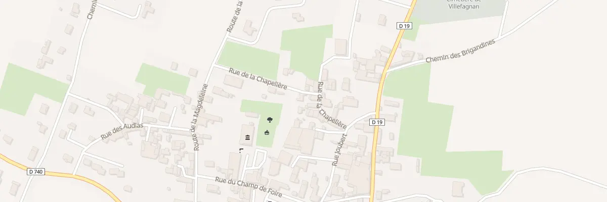 Plan du 9 Rue de la Chapeliere à Villefagnan