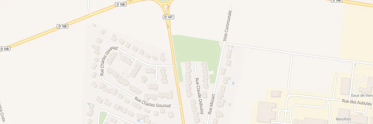 Plan du 43 Rue Claude Debussy à Loudun