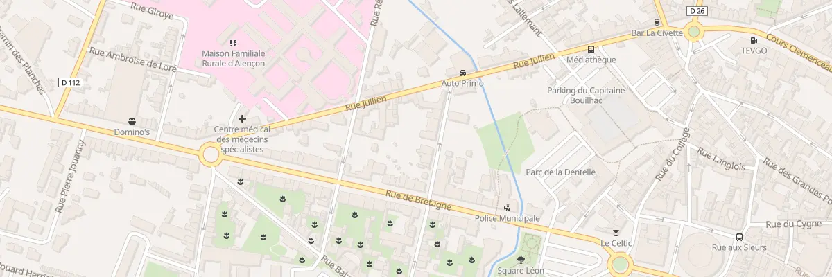 Plan du 31 Rue M de Navarre à Alençon