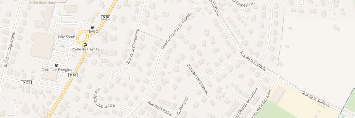 Plan du 7 Imp du Bosquet à Saint-Germain-du-Corbéis
