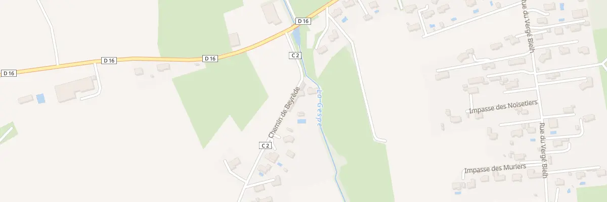 Plan du 1 Che de Beyrede à Momères