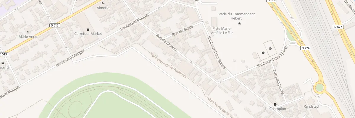 Plan du 40 Rue de l’Avenir à Deauville