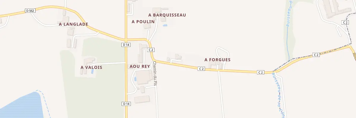 Plan du 173 Che d’Armentieux à Ladevèze-Ville