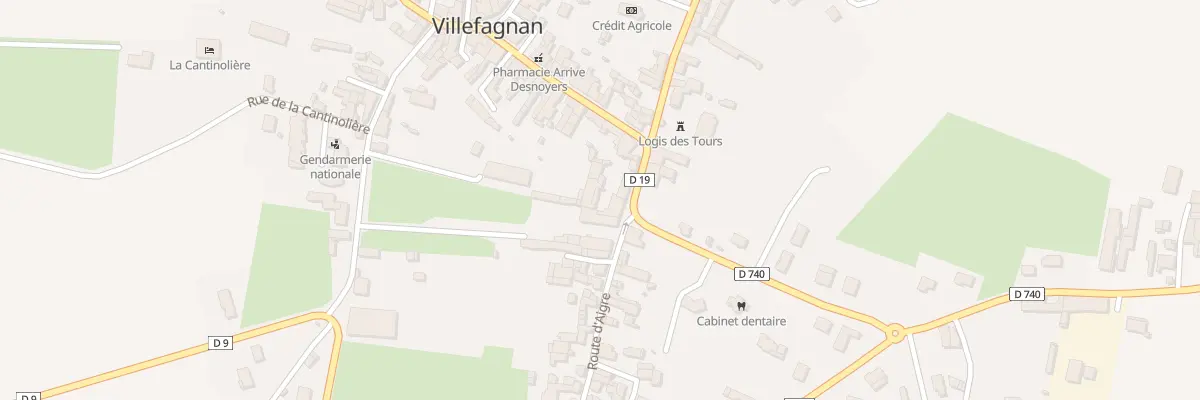 Plan du 6 Rte d’Aigre à Villefagnan