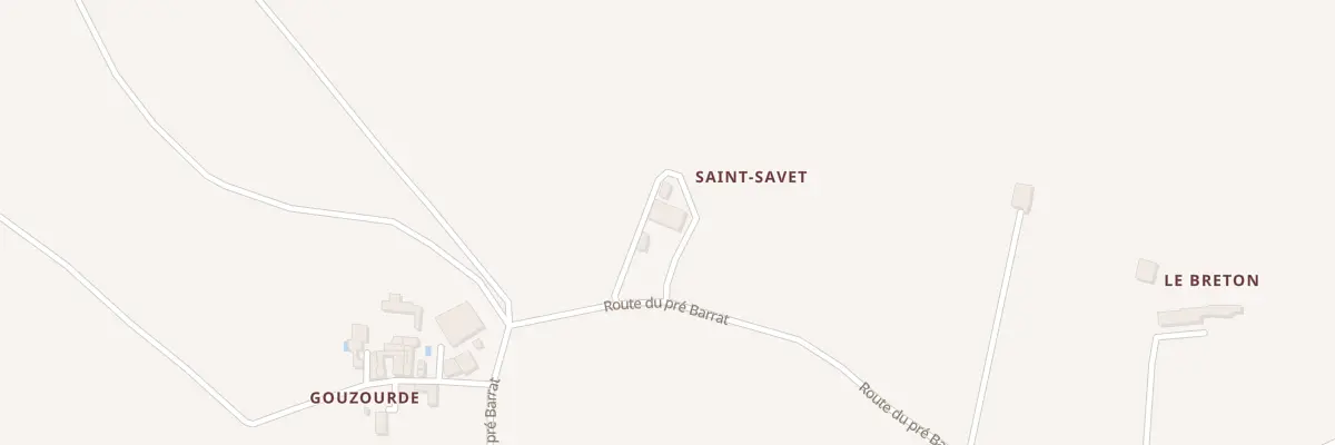 Plan du 30 Saint Savet à Massugas
