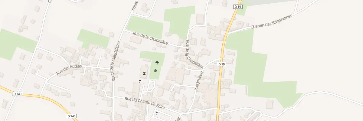 Plan du 5 Rue de la Chapeliere à Villefagnan
