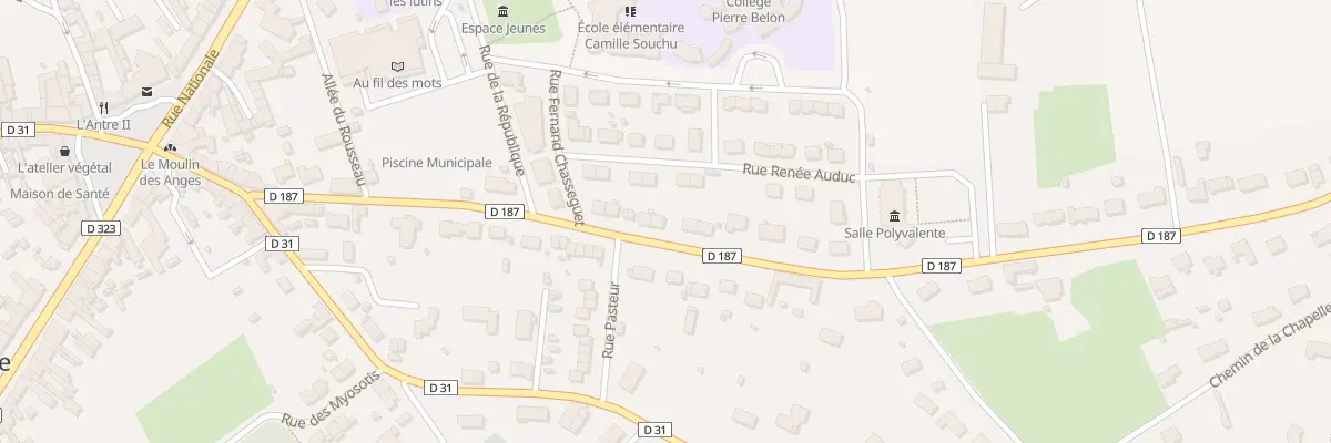 Plan du 51 Rue du Mal Leclerc à Cérans-Foulletourte