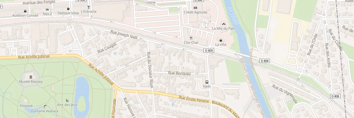 Plan du 28 Rue Joseph Nelli à Tarbes