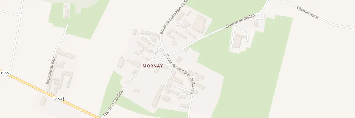 Plan du 4 Rte de Saint - Jean - de Sauves à Mazeuil