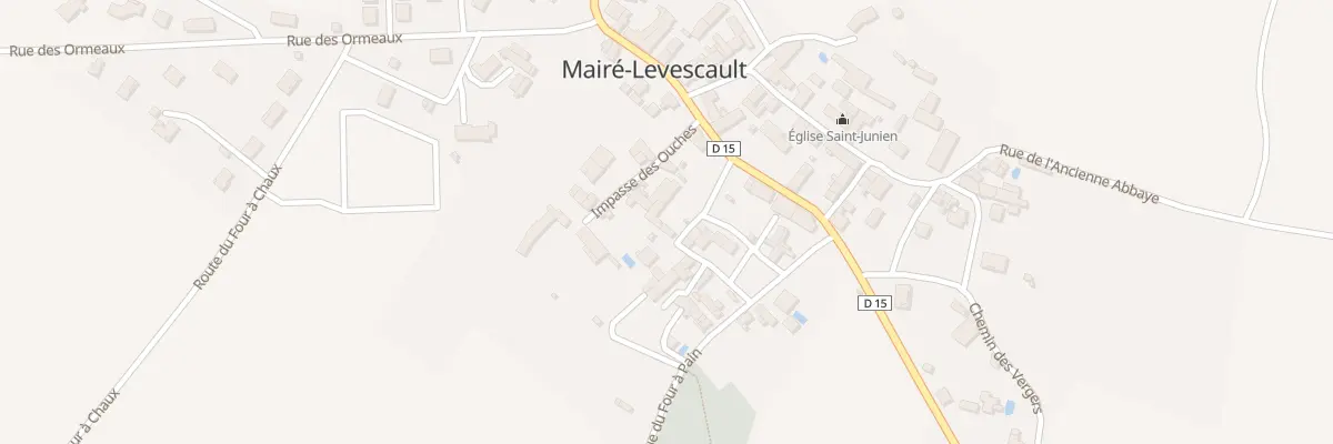 Plan du 8 Rue du Puits à Mairé-Levescault