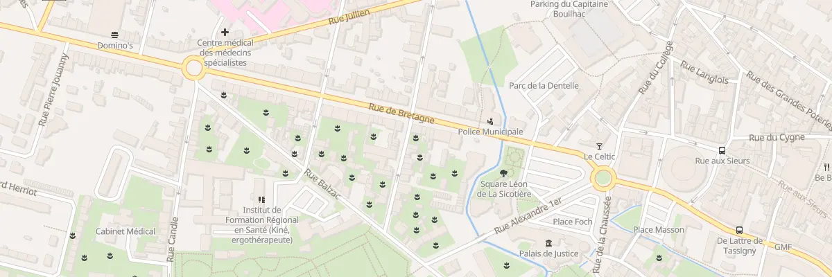 Plan du 15 Rue de Bretagne à Alençon