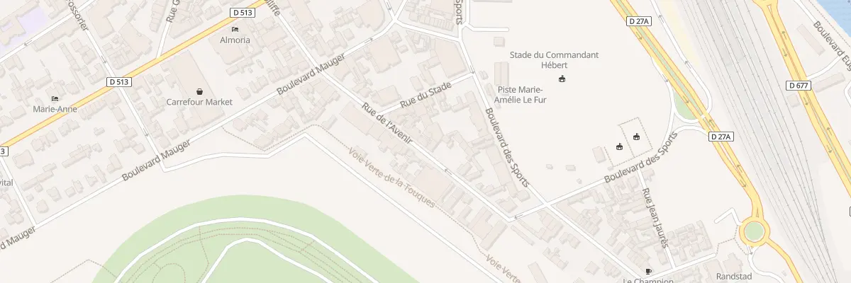 Plan du 33 Rue de l’Avenir à Deauville