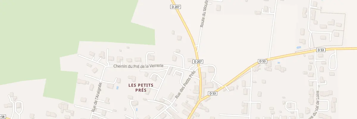 Plan du 25 Rue de l’Araignee à Vernoil-le-Fourrier