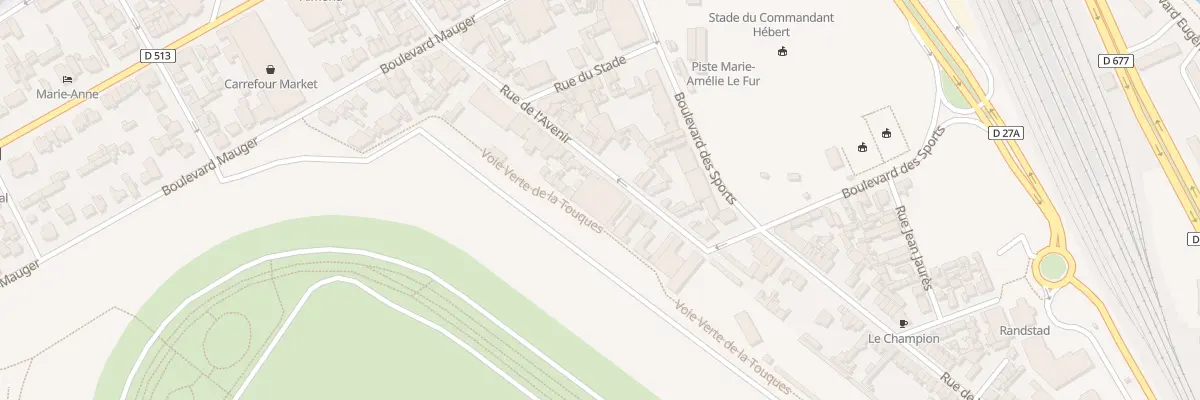 Plan du 50B Rue de l’Avenir à Deauville
